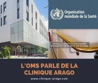 L'OMS parle de la clinique Arago